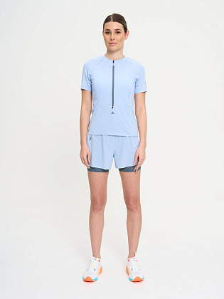 Шорты д/жен. Трейл цвет голубой