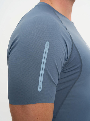 Футболка д/муж. Темп 2.0 цвет графитовый