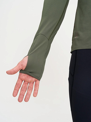 Лонгслив д/муж. Путь цвет зеленый