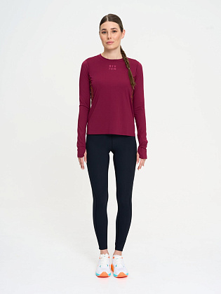 Тайтсы д/жен. Кросс 2.0 цвет черный_бордовый