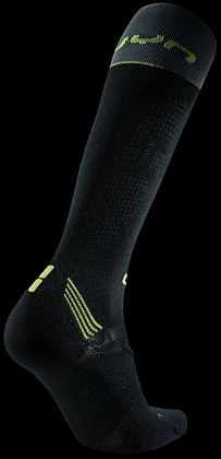Носки UYN Run Compression One Black/Grey/Lime