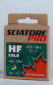 Парафин SCIATORE PRO HF COLD (зеленый)	-12/-20	45гр.