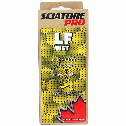 Парафин SCIATORE PRO LF WET (жёлтый)	+1/+10	180гр.