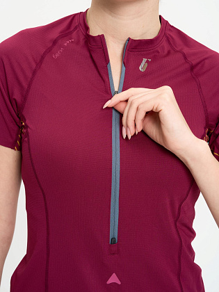 Футболка д/жен. Пульс цвет бордовый