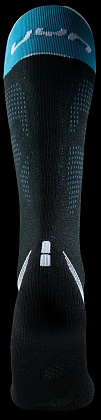Носки UYN Run Compression One жен. Black/Turquoise