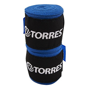 Бинт боксерский TORRES.3.5м\5.5см,хлопок. синий Бинт боксерский TORRES.3.5м\5.5см,хлопок. синий