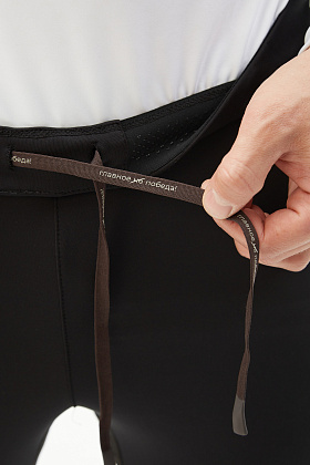 Тайтсы д/муж. СноуРан цвет черный