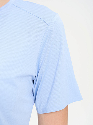 Футболка д/жен. Тайм цвет голубой