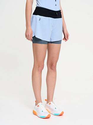 Шорты д/жен. Трейл цвет голубой