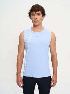 Майка д/муж. Скорость цвет голубой