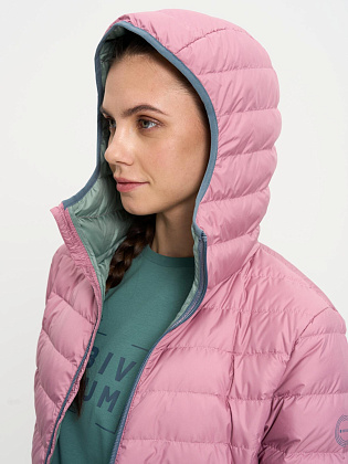 Куртка пуховая (packable) д/жен. Softy цвет розовый