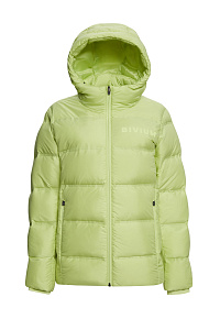 Куртка пуховая д/жен. "Zefy" цвет лаймовый