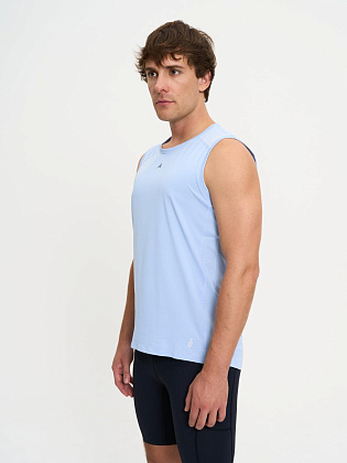 Майка д/муж. Скорость цвет голубой