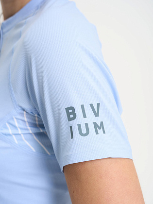 Футболка д/жен. Пульс цвет голубой