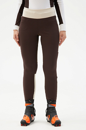 Тайтсы д/жен. "СноуРан" цвет молочный_кофейный