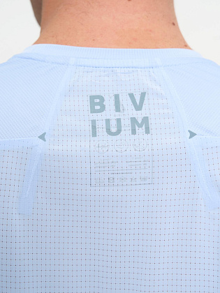 Футболка д/муж. Тайм цвет голубой