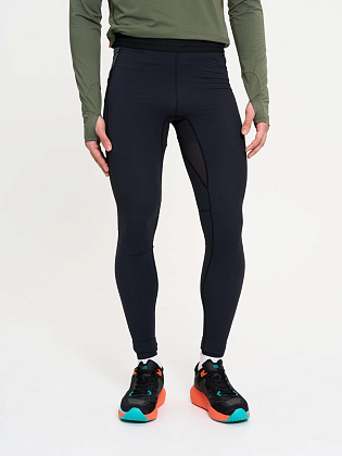 Тайтсы д/муж. Кросс 2.0 цвет черный_зеленый