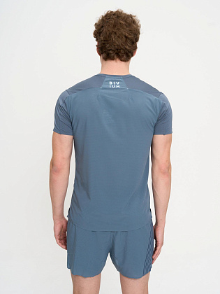 Футболка д/муж. Тайм цвет графитовый