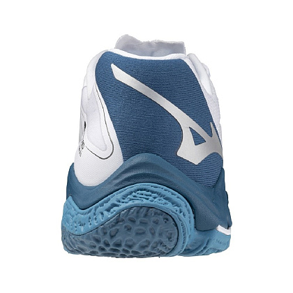 Кроссовки волейбольные WAVE LIGHTNING Z8(U) White/BellwetherBlue/BelAirBlu