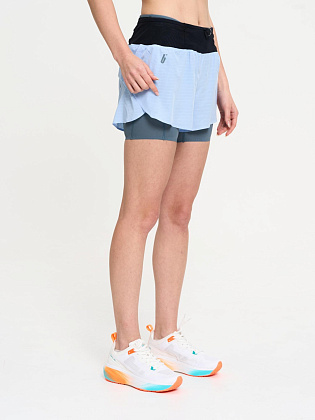 Шорты д/жен. Трейл цвет голубой