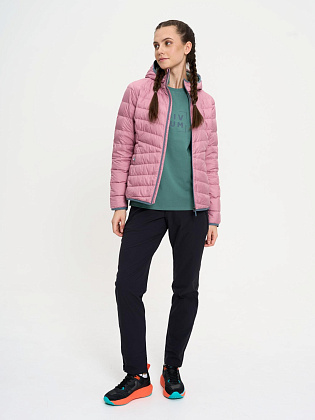 Куртка пуховая (packable) д/жен. Softy цвет розовый