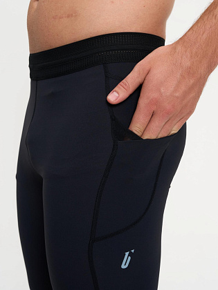 Тайтсы д/муж. Кросс 2.0 цвет черный