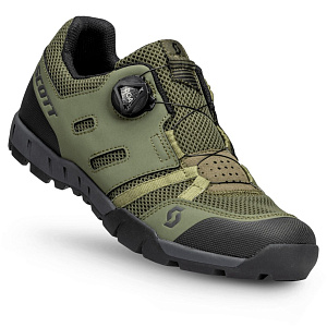 Велообувь SCOTT жен Sport Crus-r Boa dark grey/light green  Велообувь SCOTT жен Sport Crus-r Boa dark grey/light green