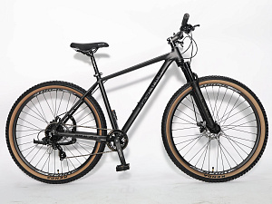 Велосипед SPORTRIDE MTB AL 29 D (8 ск., рост 21") черный мат 2026