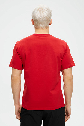  Футболка д/муж M0800 цвет красный