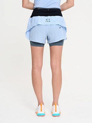 Шорты д/жен. Трейл цвет голубой