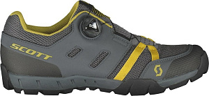 Велообувь SCOTT Sport Crus-r Boa dark grey/yellow  Велообувь SCOTT Sport Crus-r Boa dark grey/yellow