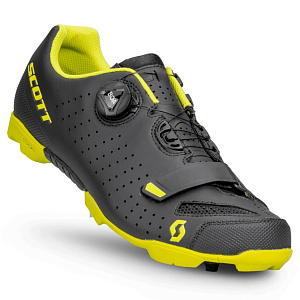 Велообувь SCOTT Mtb Comp Boa matt black/sulphur yellow Велообувь SCOTT Mtb Comp Boa matt black/sulphur yellow