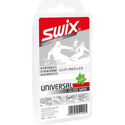 Парафин SWIX UNIVERSAL GLIDE WAX 60г