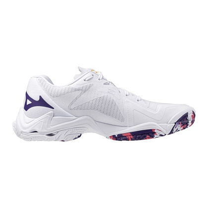 Кроссовки волейбольные WAVE LIGHTNING Z8(W) White/VioletIndigo/CamelliaRos
