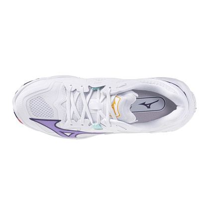 Кроссовки волейбольные WAVE LIGHTNING Z8(W) White/VioletIndigo/CamelliaRos