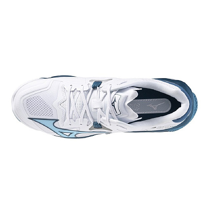 Кроссовки волейбольные WAVE LIGHTNING Z8(U) White/BellwetherBlue/BelAirBlu