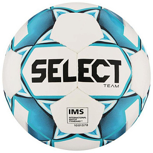 Мяч футб. "SELECT Team IMS"  р.5, IMS, 32 пан, гл.ПУ,  руч.сш., бел-син