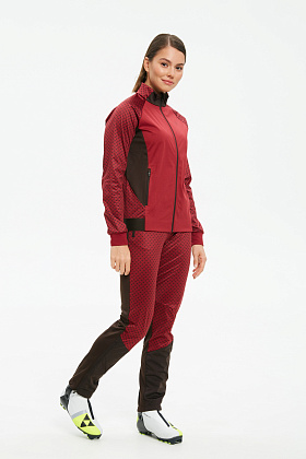 Брюки д/жен. Баланс 2.0 цвет бордовый_кофейный