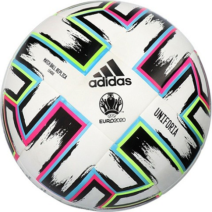 Мяч футб. "ADIDAS EURO`20 UNIFORIA LGE" р.5, FIFA Quality, 8 пан, ТПУ, термосш, мультикол